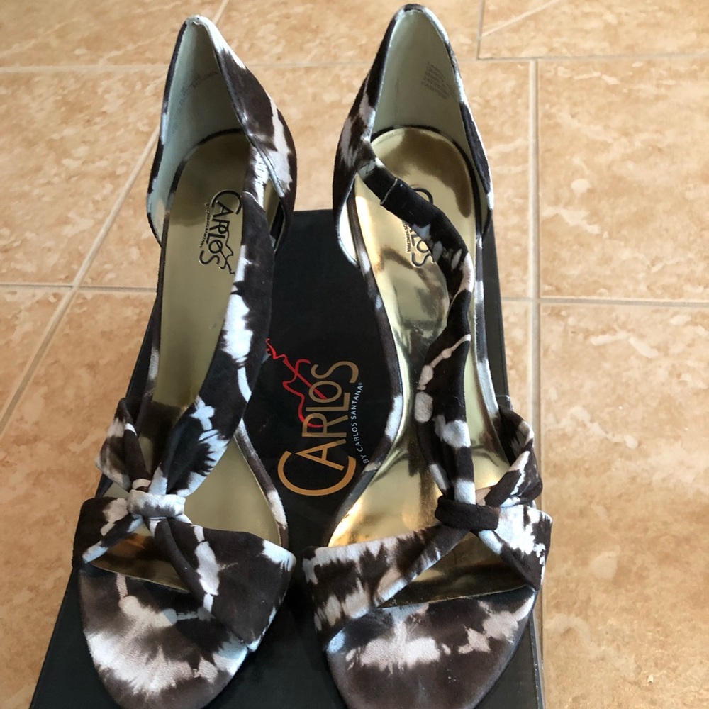 Carlos Santana- tye-dye strappy heels 👠Size 7’1